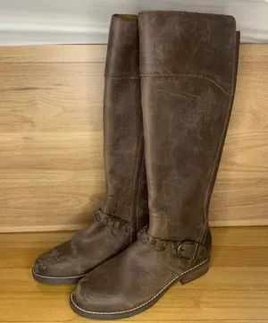 Earth Mira Round Toe High Shaft Brown Casual Boots - Size 6.5 thumbnail 1
