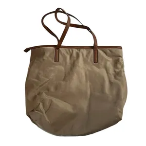Michael Kors Kempton Nylon Large‎ Pocket Tote Bag Neutral Women's Casual FLAWED thumbnail 7