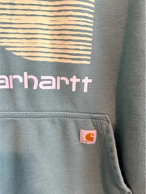 Carhartt Rain Defender Women’s Large Green Relaxed Fit Graphic Hoodie thumbnail 4