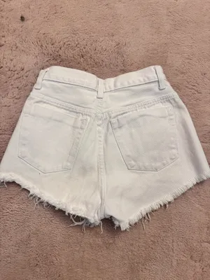 superdown White denim shorts thumbnail 4