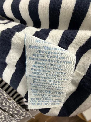 BODEN Gray and White Printed Canvas Heavy Utility Field Rain Jacket - Size - 6 thumbnail 5