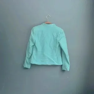 Jones New York blue wool blend light‎ weight jacket Womans size 6 P thumbnail 3