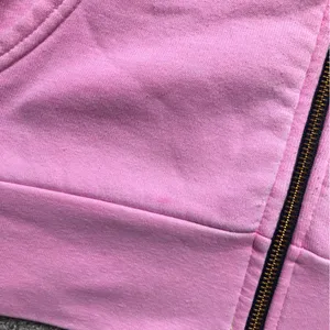 Aviator Nation 5 Stripe Hoodie in Heather Pink Rainbow Stripe Size Medium READ thumbnail 12