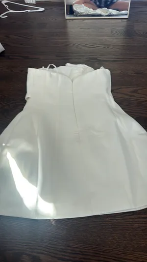 American Threads Dress White Strapless thumbnail 3