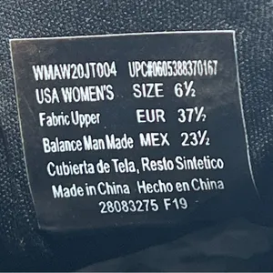 Athletic Works Women's Soft Running Athletic Sneaker 6.5 Black White thumbnail 7