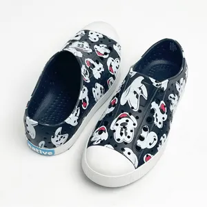 NATIVE x Disney Mickey Mouse Black Slip On Shoes 5 Beach Water Park Vacation thumbnail 1