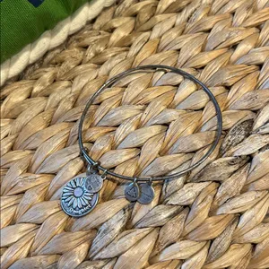 Alex and Ani "Daughter" Daisy Charm Bangle thumbnail 3