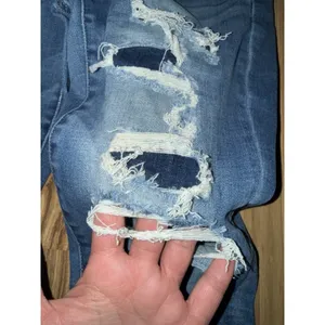 American Eagle Women's 8 Short Regular Hi‎ Rise Jegging Super Stretch Distressed thumbnail 2