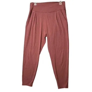 Vuori At Ease Pants Women's Sz Med Rosewood Ribbed Modal Athleisure Lounge Yoga thumbnail 11