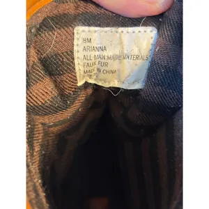 Sporto Arianna Womens Black Tan Faux Fur Lined Lace Up Duck Boots Size 8M thumbnail 4
