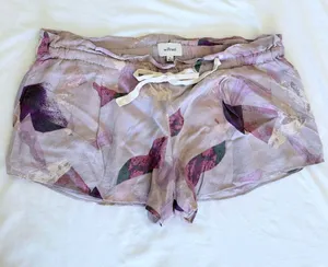 Aritzia Wilfred Montrouge Shorts – Lavender Floral – S thumbnail 1