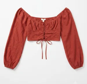 PacSun Pacing long sleeve crop top thumbnail 1
