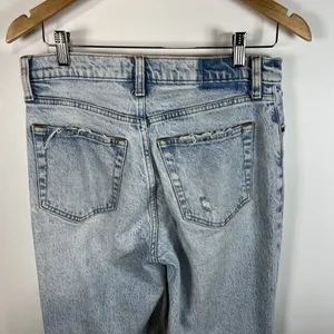 Abercrombie & fitch the dad high rise jeans Women's 27x30 Distressed‎ Grunge thumbnail 6