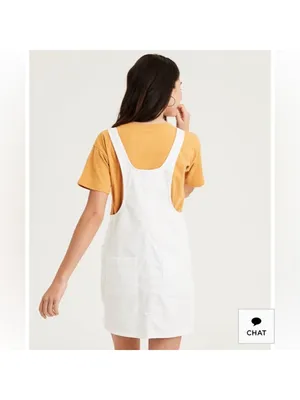 NWT AMERICAN EAGLE Skirtall Overalls Dress thumbnail 6