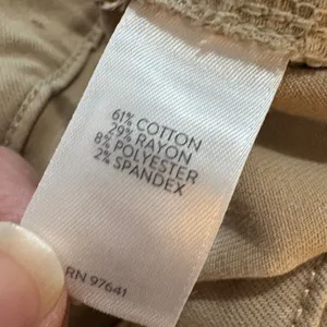 J. Jill Denim High-Rise Straight-Leg Ankle Pants‎ Size 10 Taupe Beige Utility thumbnail 8