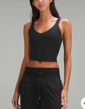 Lululemon BLACK CAMO ALIGN TANK SIZE 4 thumbnail 1