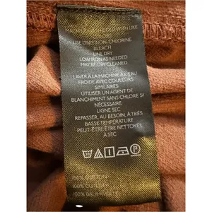 Anthropologie Pilcro Corduroy Popover Tunic Top in Brown Large 70s Fall Bohemian thumbnail 10