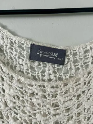 Knit top / coverup White thumbnail 3