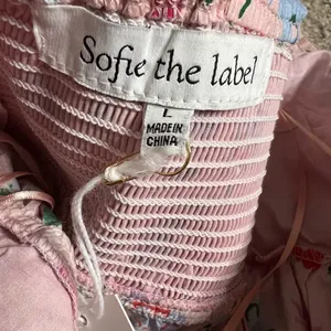 Sofie the Label Hughes Floral Tiered Midi Dress Large Women’s Pink thumbnail 3