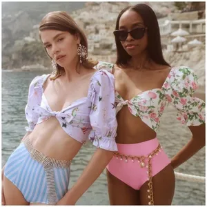 HILL HOUSE The Isabella Top In Sea Creatures thumbnail 3