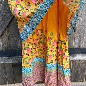 NWT Anthropologie Farm Rio Anjou Maxi Dress Size 2 Petite Retail $240.00 thumbnail 12