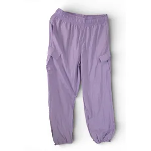 All in Motion Cargo Parachute Pants Women’s Medium M Lilac Purple Elastic Waist thumbnail 2