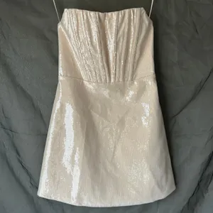 Altar'd State Pale Pink Jannika Sequin Mini Dress Size Small thumbnail 1