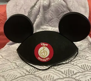 Disney Parks Mickey Mouse Ears Hat Performing Arts Disneyland Embroidered OS thumbnail 1