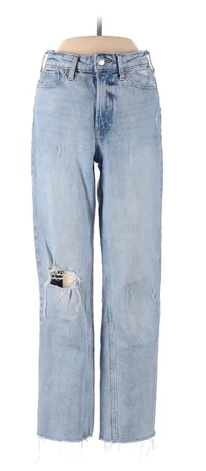Free Assembly Ripped Straight Leg Jeans thumbnail 1