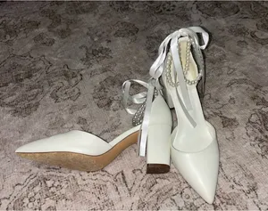Perfect Bridal Heels White Size 8 thumbnail 2