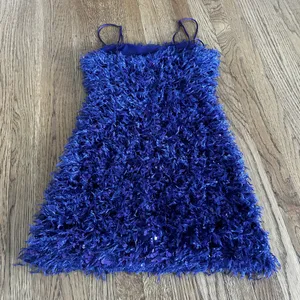 Urban Outfitters Purple feather mini dress thumbnail 4