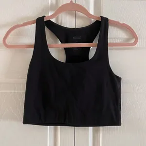 Girlfriend Collective Paloma Racerback Sports‎ Bra Black Small thumbnail 3