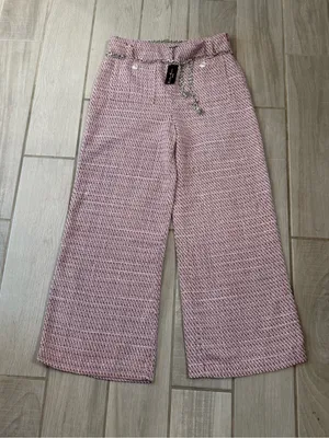 Hunter & Brown Premium Wide-Leg Pants – Size L Mauve thumbnail 3