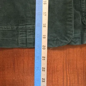 Anthropologie green corduroy cropped jacket medium thumbnail 5