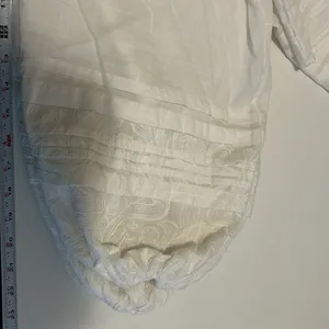 Anthropologie Shirt Women SIZE XXS White Romantic Babydoll Embroidered Victorian thumbnail 13