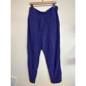 Anthropologie‎ Purple Wrap Front Tapered Pants XL Modal Blend High Waist Boho thumbnail 3
