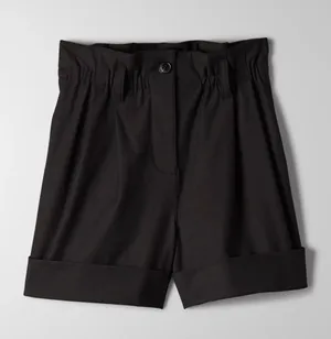 Aritzia Sunday Best Black Aki Paperbag High Rise Shorts thumbnail 2