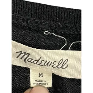 Madewell Long Sleeve Knit Sweater Top Size Medium Casual Everyday Wear thumbnail 3