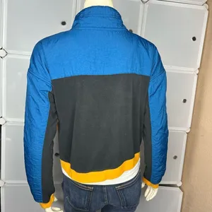 NIKE BLUE AND ORANGE POLAR FLEECE HALF ZIP SWEATSHIRT Size XS thumbnail 3