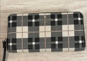 Kate Spade Plaid wallet thumbnail 1
