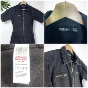 Nasty Gal Denim Boilersuit | Utility Jumpsuit thumbnail 10