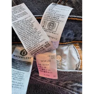 Levi's 80s Mom‎ Jeans Distressed Blue Denim Size 24 High Rise Casual Streetwear thumbnail 6