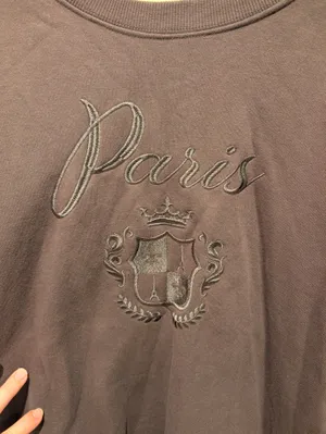 State Of Mine Dark Gray Paris Sweatshirt thumbnail 2