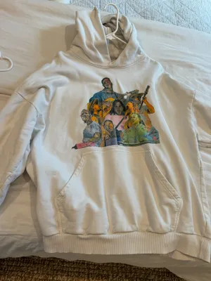 Zach Bryan Hoodie White Size XL thumbnail 1