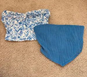tube top duo Blue thumbnail 1
