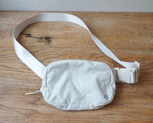 Lululemon Everywhere Belt Bag 1L Light Gray White LW9DRQS Waist Pack Adjustable thumbnail 1