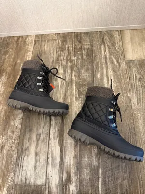 Storm by Cougar Storm Black Winter Boots with Red Accent Tag Size 7 Wide thumbnail 6
