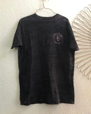 Affliction Chris Kyle God Country Family black red cotton tee tshirt #gothic #grunge #punk Sz M-measurement in pics thumbnail 2