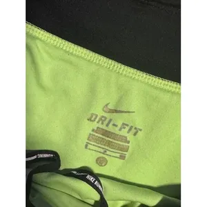 Nike Dri-FIT Running Shorts Womens Small Blue Green Geometric Digital Print Zip‎ thumbnail 3