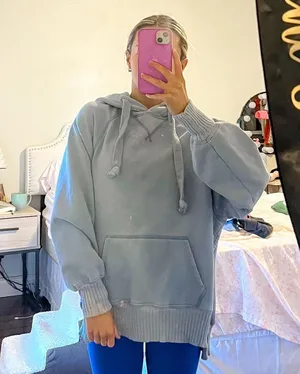 American Eagle Bleach Washed Sweatshirt thumbnail 1